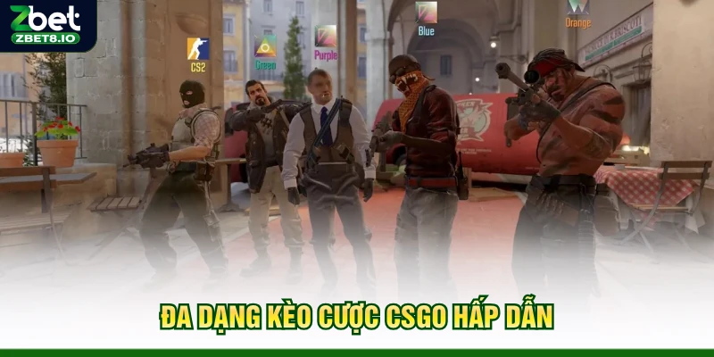 Đa dạng kèo cược CSGO hấp dẫn